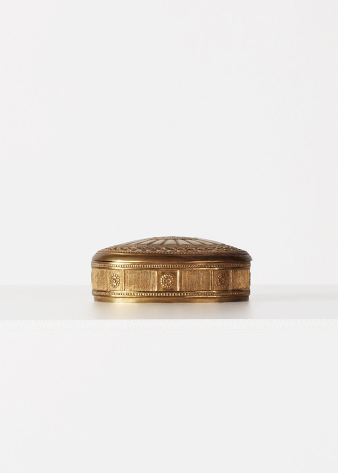 Tiffany Studios
"Adam" Dresser Box in gilt bronze. C. 1915