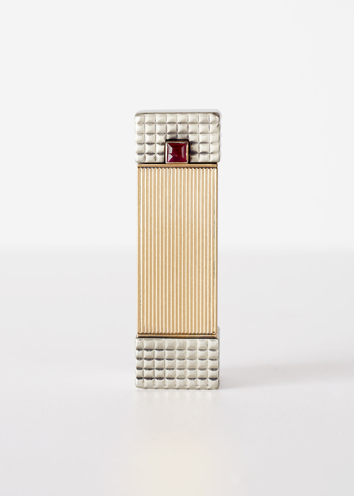 hermes antique silver and 18K gold lipstick case HOME Adam Lippes
