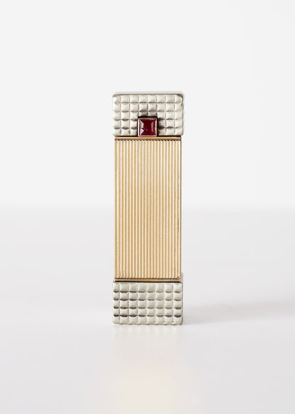 hermes antique silver and 18K gold lipstick case HOME Adam Lippes