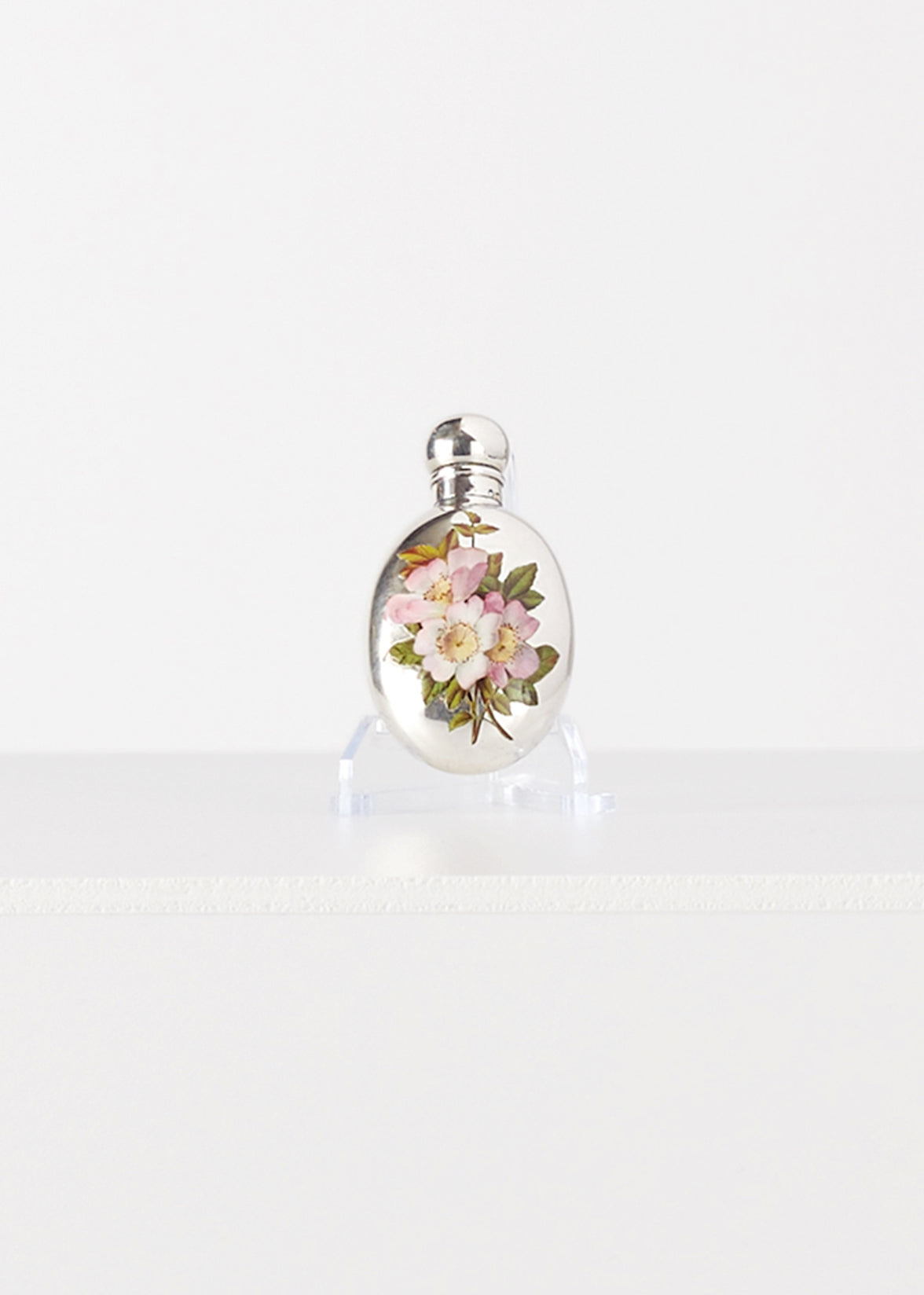 victorian sterling silver and enamel scent bottle HOME Adam Lippes
